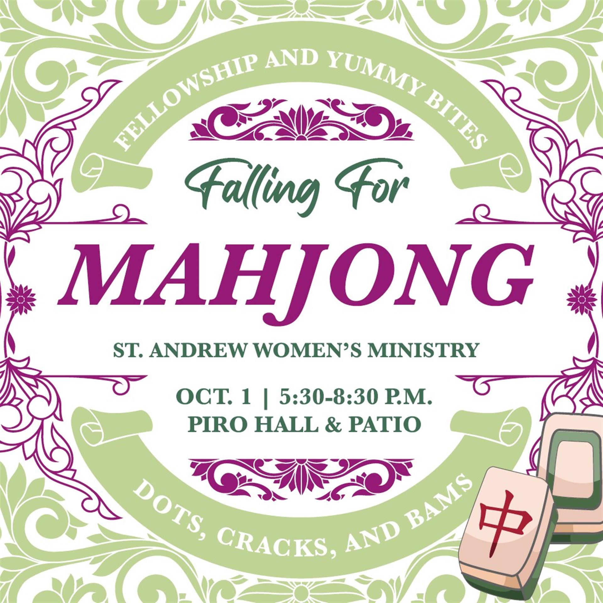 Falling For Mahjong - A Women's Event